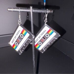 Retro Cassette Tape Earrings